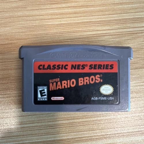 Nintendo Super Mario Bros. Classic NES Series GBA Game E NTSC-U/C Platformer