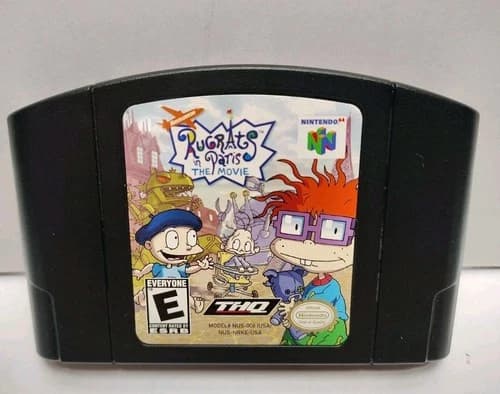 Rugrats in Paris: The Movie (Nintendo 64, 2000) N64 Very Clean TESTED CART ONLY