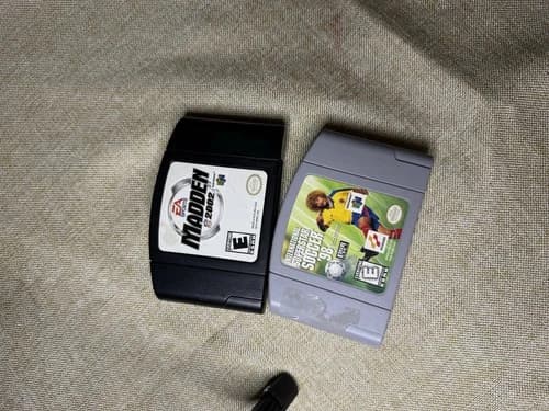 International Superstar Soccer 98 Nintendo 64 N64 And Madden 2002