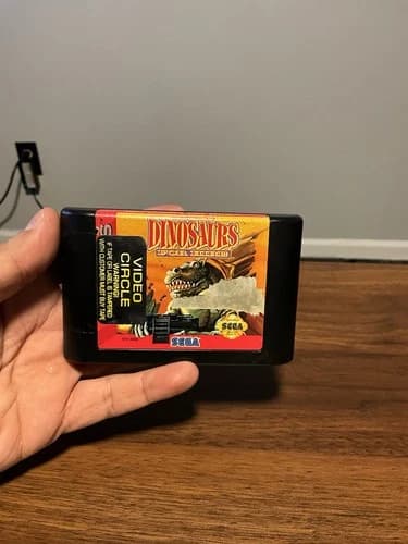 1993 Sega Genesis Dinosaurs For Hire Game Cartridge Only Tested