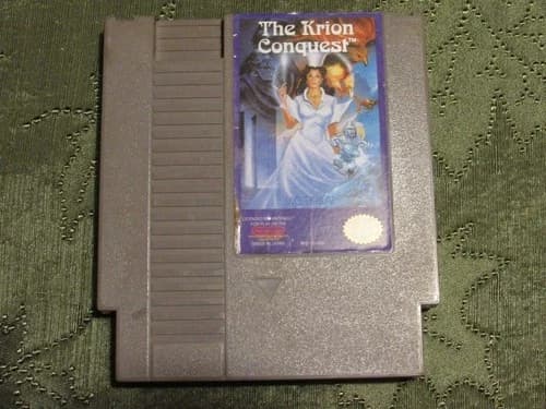 The Krion Conquest for Nintendo NES, Contacts Cleaned, Tested WORKING