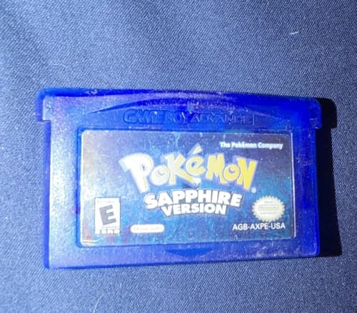 Nintendo Pokémon Sapphire Version Game Boy Advance GBA Cartridge AGB-AXVE-USA