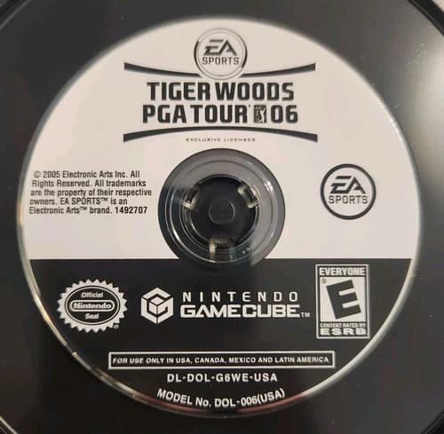 Tiger Woods PGA Tour 06 (Nintendo GameCube) DISC ONLY