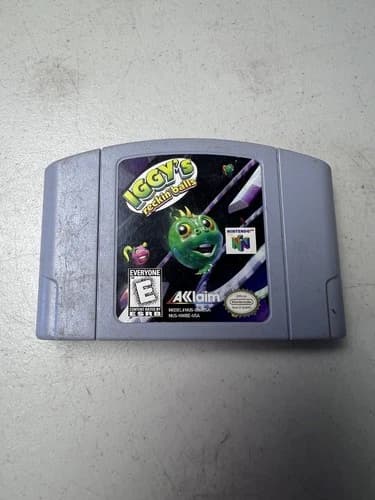Iggy's Reckin' Balls Nintendo 64 N64 Video Game Acclaim Platformer