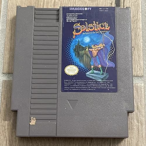 Solstice: The Quest for the Staff of Demnos Nintendo Entertainment System, 1985