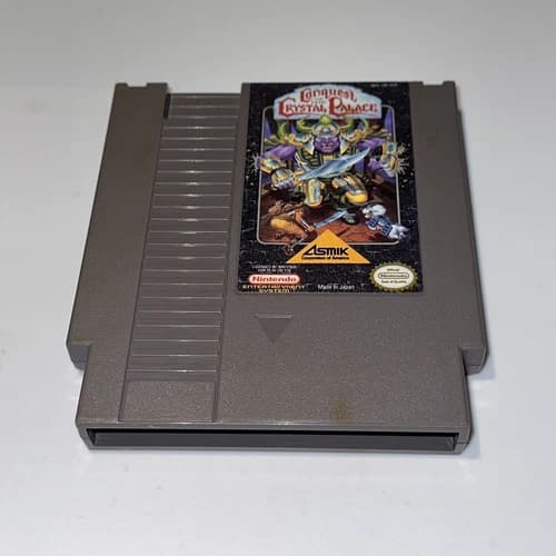Conquest of the Crystal Palace Nintendo Nes Cleaned & Tested Authentic