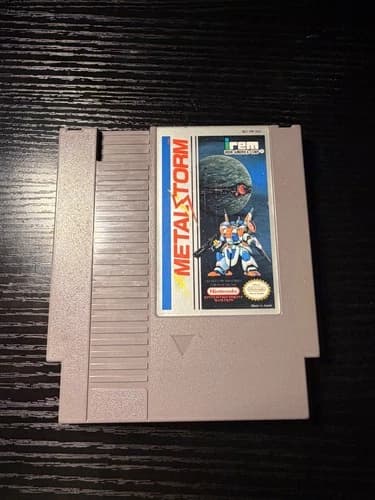 Metal Storm (Nintendo NES, 1991) Authentic - Tested & Working!