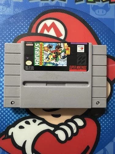 Harley's Humongous Adventure Super Nintendo SNES Tested Cart