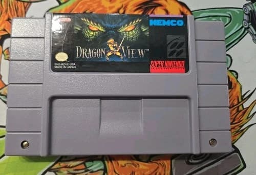 Dragon View Super Nintendo SNES - Very Good Condition - Authentic