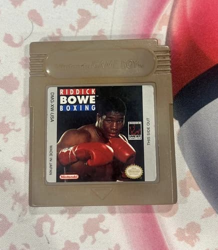 Riddick Bowe Boxing Nintendo Game Boy Game Original Cart Tested