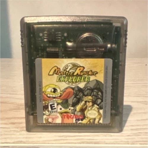 Tecmo Monster Rancher Explorer Nintendo Game Boy Color Monster Rancher Series E