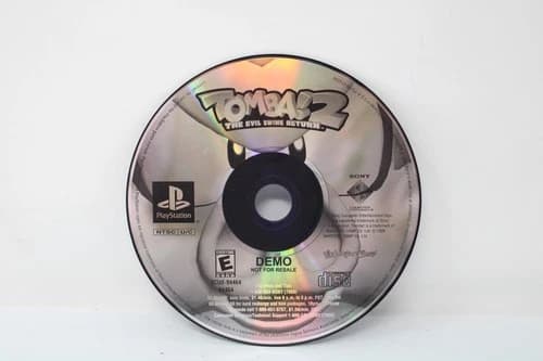 Tomba! 2: The Evil Swine Return demo Sony Playstation 1 PS1 Disc Only