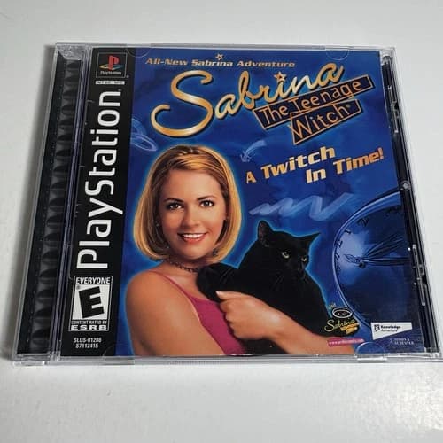 Sabrina the Teenage Witch Twitch in Time (Playstation PS1) Complete CIB Tested
