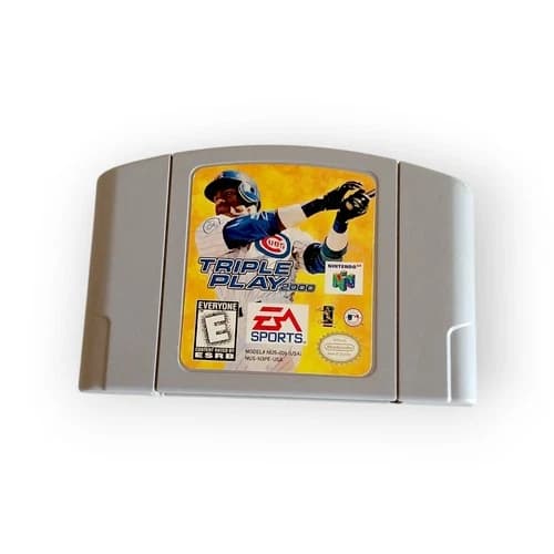 Triple Play 2000 (Nintendo 64, 1999) N64 Cartridge Only! Authentic, Tested/Works