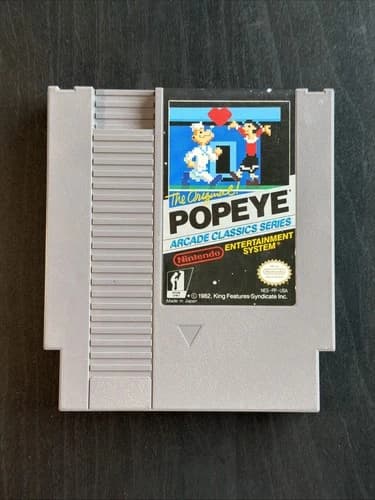 Popeye ( Nintendo Entertainment System, 1986 ) Cartridge Only Tested Working