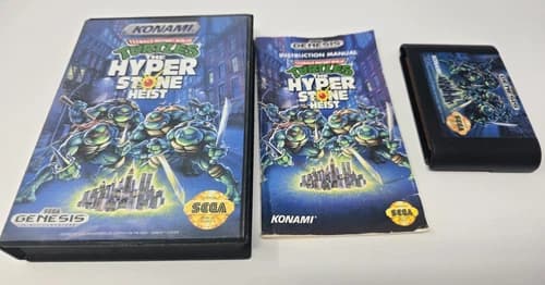 Teenage Mutant Ninja Turtles: The Hyperstone Heist Genesis CIB