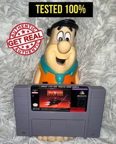 SNES TURN AND BURN: NO-FLY ZONE (Super Nintendo, 1994) Game Only - Tested