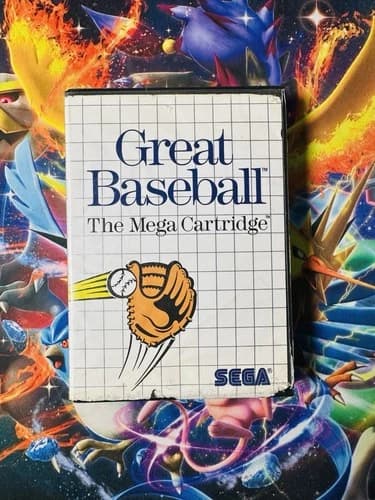 Great Baseball (Sega Master System SMS, 1987) CIB Video Game Cartridge Free Ship