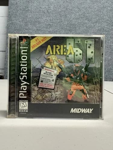 Area 51 PS1 PlayStation 1 CIB Tested Working