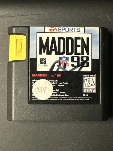 Madden NFL 98, Sega Genesis Cartridge Only