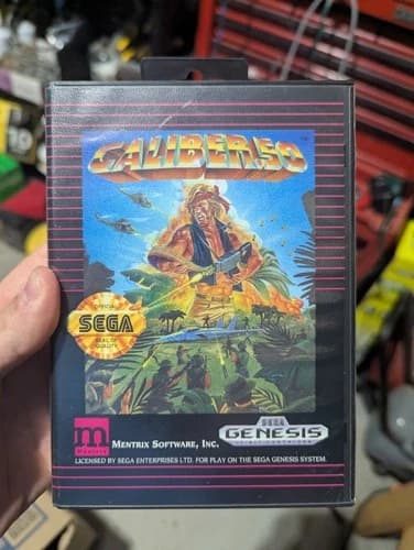 Caliber 50 Sega Genesis Complete CIB+ Incl Reg Card Tested