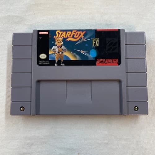 Star Fox (Super Nintendo Entertainment System, 1993) Authentic Tested