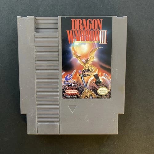 Dragon Warrior III 3 (Nintendo NES, 1992) Authentic Tested And Working