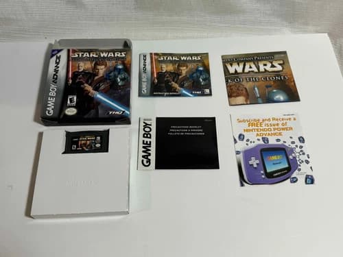 Nintendo Gameboy advance Star Wars Episode II Attack of the clones CIB