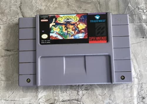 Battletoads in Battlemaniacs SNES Super Nintendo Authentic Original Cart TESTED