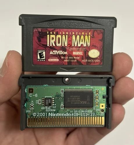 The Invincible Iron Man Nintendo GameBoy Advance Authentic Tested GBA