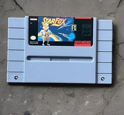 Nintendo SNES Star Fox Cartridge Super Nintendo TESTED