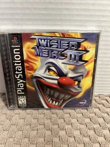 Twisted Metal III 3 (Sony PlayStation 1 PS1, 1998) Black Label CIB