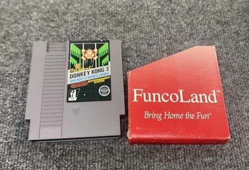 Donkey Kong 3 Video Game Cartridge for Nintendo NES