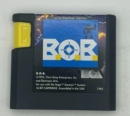 B.O.B. (Sega Genesis, 1993) USED. CART ONLY.