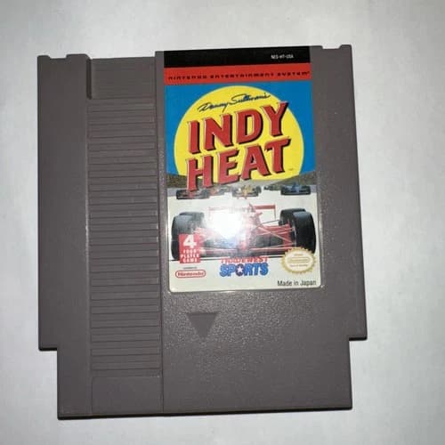 Danny Sullivan's Indy Heat (Nintendo Entertainment System, 1992) Cartridge