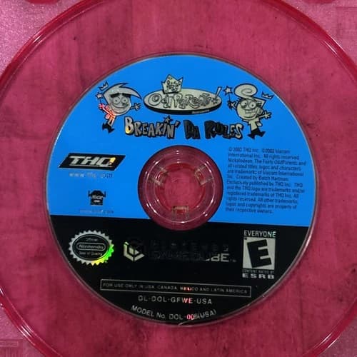 Fairly OddParents: Breakin' Da Rules (Nintendo GameCube, 2003) - TESTED