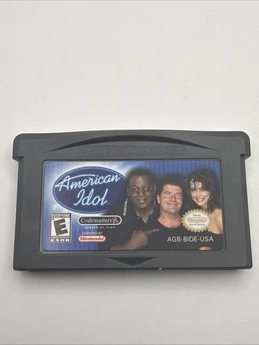 American Idol Nintendo Game Boy Advance Tested Works Cartridge Only