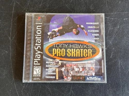 PS1 Tony Hawk's Pro Skater - PlayStation - Classic Skateboarding Game - CIB
