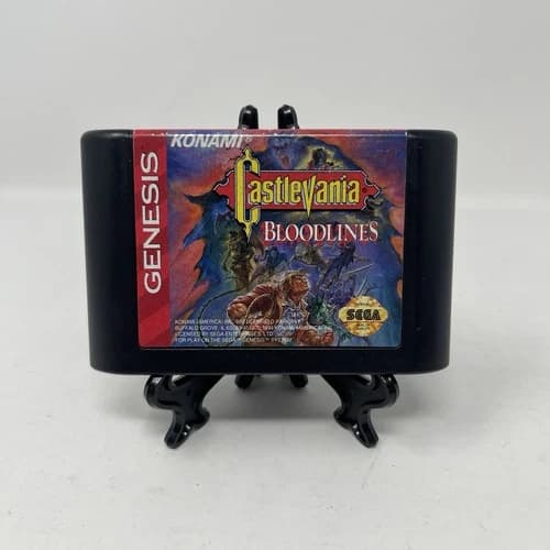 Castlevania: Bloodlines Sega Genesis Authentic (Game Cart Only) - Tested & Works