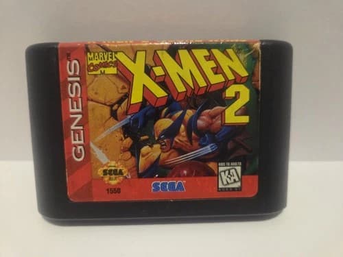 SEGA X-Men 2: Clone Wars Sega Genesis NTSC-U/C KA Video Game Cartridge