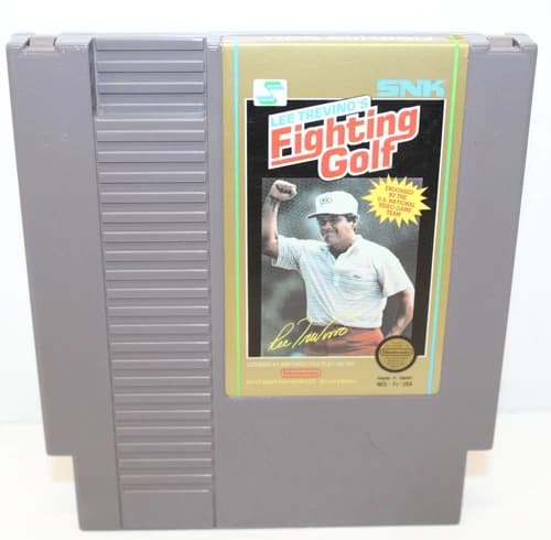 Lee Trevino's Fighting Golf - Nintendo NES Video Game - Tested Authentic
