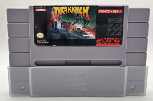 Drakkhen (Super Nintendo | SNES) Retro | Vintage Video Game - Tested