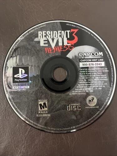 Resident Evil 3 Nemesis - PlayStation 1 PS1