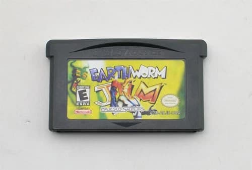 Earthworm Jim (GBA Nintendo Game Boy Advance, 2001) Tested Cartridge Only