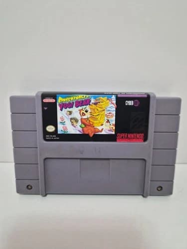 Adventures of Yogi Bear SNES Super Nintendo Authentic Cartridge Tested Working