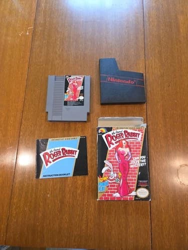 Who Framed Roger Rabbit Nes. Nintendo. CIB. Complete In Box. Tested.