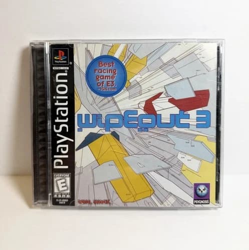 Wipeout 3 - Sony PlayStation 1 PS1 CIB Complete with Manual - Tested