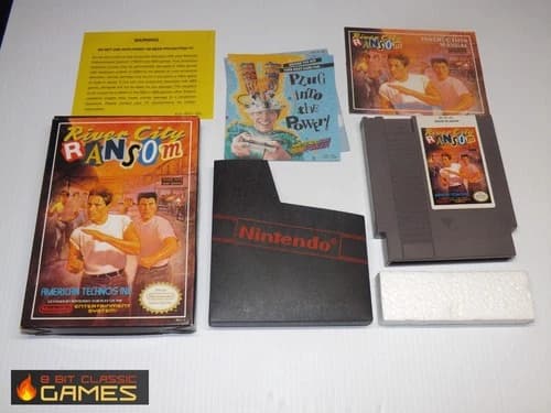 River City Ransom - COMPLETE BOX - NINTENDO NES FAST SHIPPING! 315g