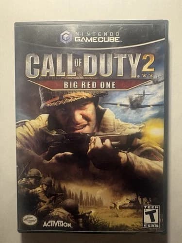 Call of Duty 2: Big Red One Nintendo GameCube w/ Manual CIB