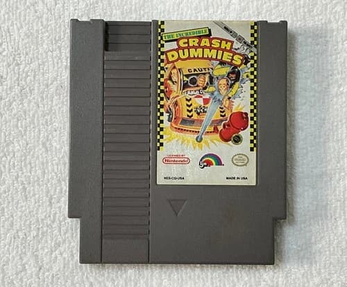 The Incredible Crash Dummies Nintendo NES Authentic Tested Working